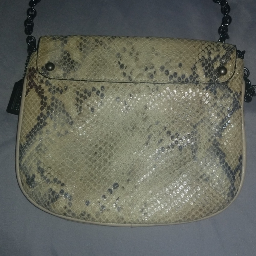 Coach Python Crossbody Purse - Picture 3 of 8